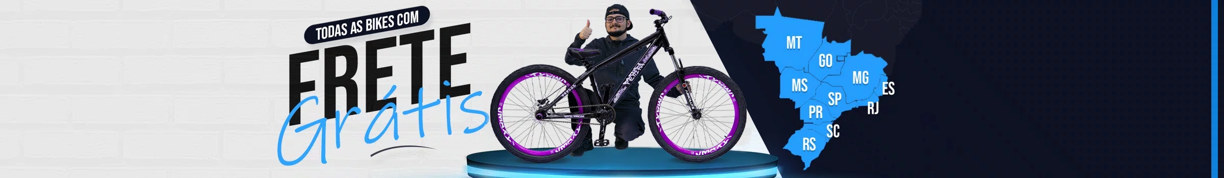 BIKES COM FRETE GRATIS