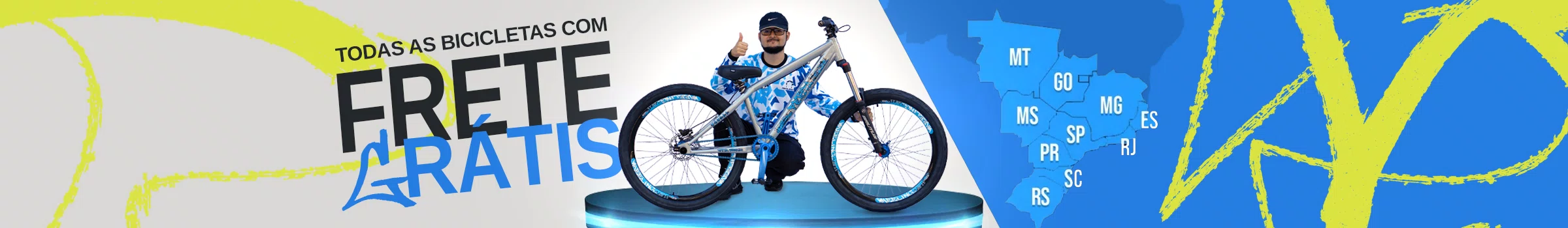 BIKES COM FRETE GRATIS