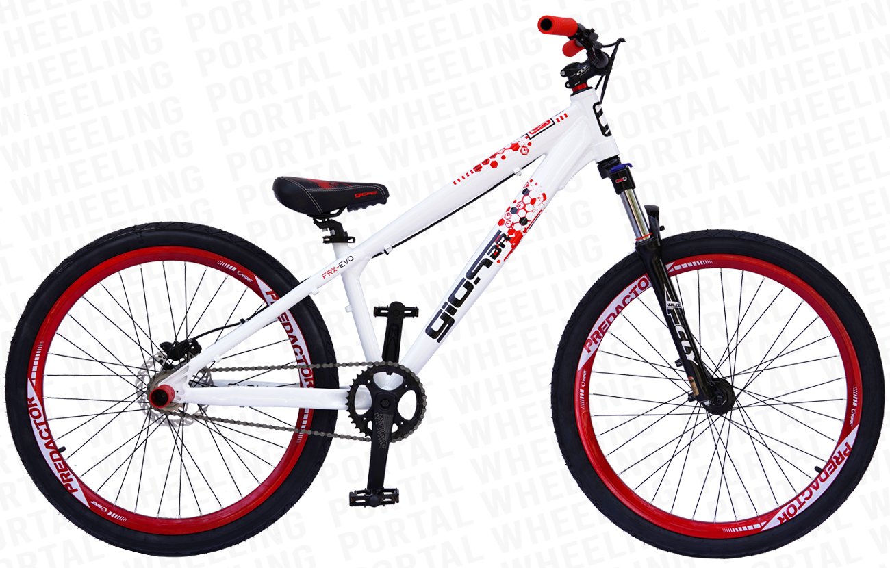 BICICLETA GIOS ARO 26 FRX EVO BRANCO E VERMELHO COM FREIO