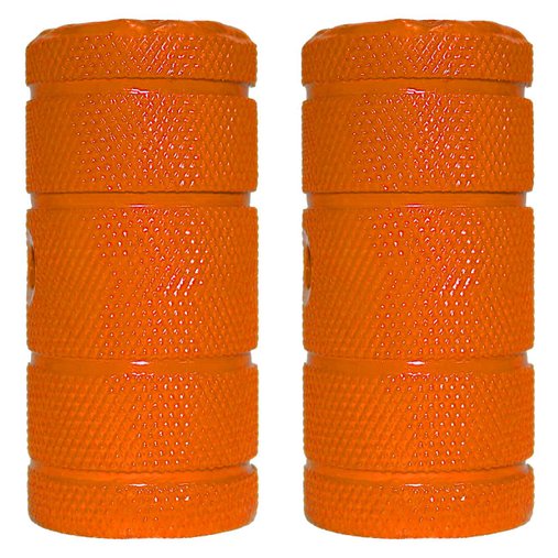 APOIO/ PEDALEIRA DE FERRO GRANDE - LARANJA NEON (PAR)