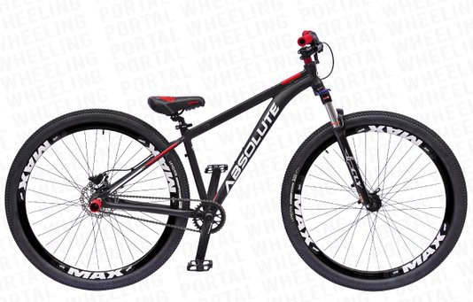 BICICLETA ARO 29 ABSOLUTE NERO 4 - 15" - PRETO FOSCO E VERMELHO COM FREIO HIDRAÚLICO SHIMANO