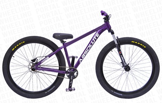 BICICLETA ARO 29 ABSOLUTE NERO 5 - 15" - ROXO E PRETO COM FREIO HIDRAÚLICO SHIMANO