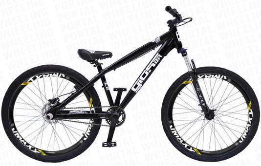 BICICLETA GIOS 4TRIX ARO 26" - PRETO COM FREIO A DISCO HIDRÁULICO SHIMANO