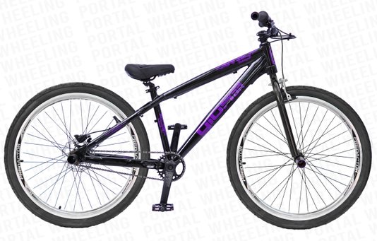 BICICLETA GIOS 4TRIX ARO 26 - PRETO E ROXO COM GARFO RÍGIDO FREIO HIDRÁULICO SHIMANO