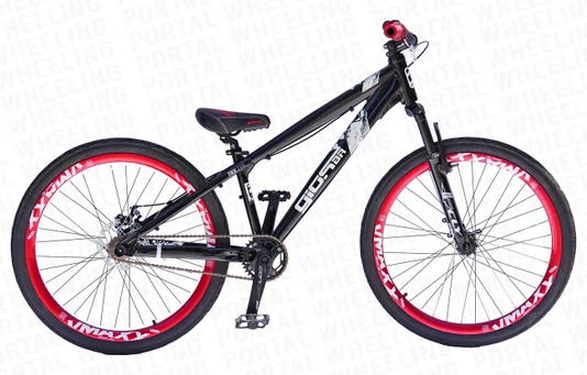 BICICLETA GIOS FRX-EVO ARO 26 - PRETO E VERMELHO COM FREIO A DISCO