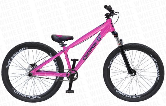 BICICLETA GIOS FRX-EVO ARO 26 - ROSA E PRETO COM FREIO HIDRÁULICO SHIMANO