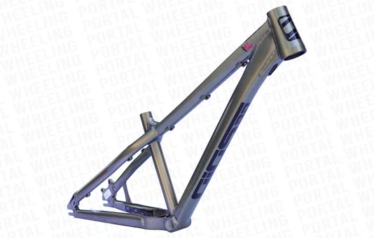 QUADRO GIOS DIRT JUMP - TITÂNIO E PRETO  (ARO 26")