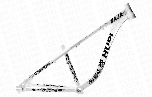 QUADRO HUPI NAJA V9 BRANCO, PRETO E CINZA (ARO26)