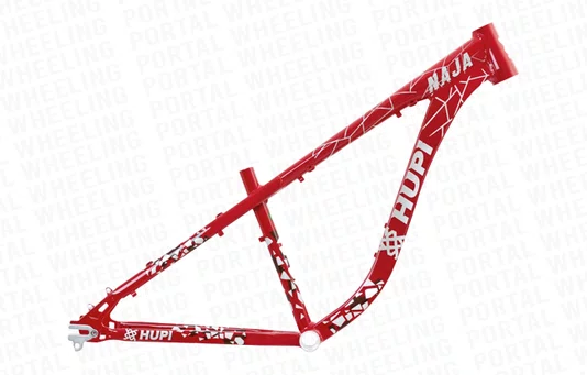 QUADRO HUPI NAJA V9 VERMELHO E PRATA (ARO 26)