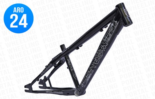 QUADRO PORTAL WHEELING PERIFA 2.0 - 14,5" - PRETO BRILHANTE (ARO 24)