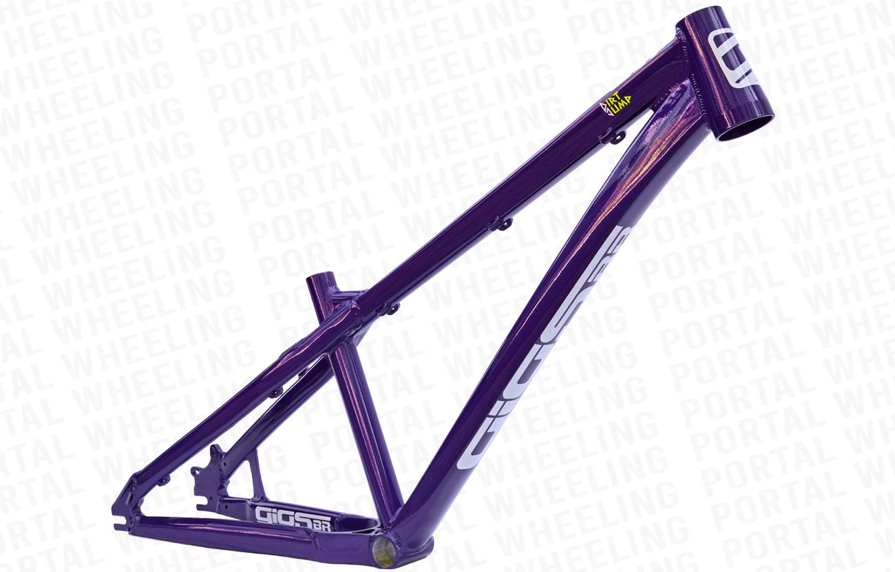 QUADRO GIOS DIRT JUMP ROXO E BRANCO ARO 26 Portal Wheeling