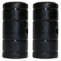 APOIO/ PEDALEIRA DE FERRO GRANDE - PRETO (PAR)