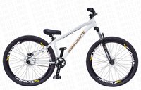 BICICLETA ABSOLUTE BRUTUS ARO 26" - BRANCA E PRETA COM FREIO HIDRÁULICO SHIMANO