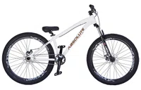 BICICLETA ABSOLUTE BRUTUS ARO 26 - BRANCO E PRETO COM FREIO A DISCO MECÂNICO