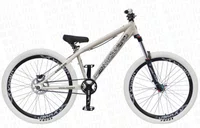 BICICLETA ARO 26 PORTAL WHEELING PERIFA 2.0 - 14,5" - BEGE, BRANCA E PRETA COM FREIO HIDRAÚLICO SHIMANO