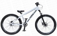 BICICLETA ARO 26" PORTAL WHEELING PERIFA 2.0 - 14,5" - BRANCA E PRETA COM FREIO HIDRAÚLICO SHIMANO COMPLETO
