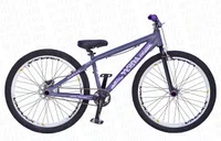 BICICLETA ARO 26 PORTAL WHEELING PERIFA 2.0 - 14,5" - CINZA, ROXO E BRANCO COM FREIO HIDRAÚLICO SHIMANO