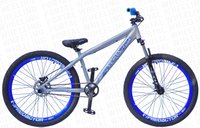 BICICLETA ARO 26 GIOS 4TRIX - AZUL BEBÊ E AZUL C/ AMORTECEDOR - Portal  Wheeling