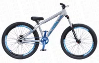 BICICLETA ARO 26 PORTAL WHEELING PERIFA 2.0 - 14,5" - PRATA E AZUL COM FREIO HIDRAÚLICO SHIMANO