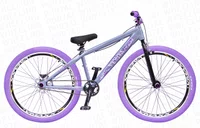 BICICLETA ARO 26 PORTAL WHEELING PERIFA 2.0 - 14,5" - PRATA, ROXO E PRETO COM FREIO HIDRAÚLICO SHIMANO