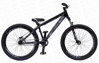 BICICLETA ARO 26 PORTAL WHEELING PERIFA 2.0 - 14,5" - PRETA COM FREIO HIDRAÚLICO SHIMANO