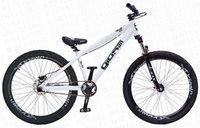 BICICLETA GIOS 4TRIX ARO 26 - BRANCA E PRETA COM FREIO A DISCO HIDRÁULICO SHIMANO COMPLETO