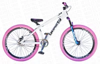 BICICLETA GIOS 4TRIX ARO 26 - BRANCA E ROSA COM FREIO A DISCO