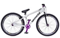 BICICLETA GIOS 4TRIX ARO 26" - BRANCO E ROXO COM GARFO RIGIDO E FERRADURA