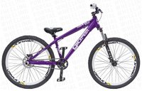 BICICLETA GIOS 4TRIX ARO 26" - ROXA E BRANCA COM FREIO A DISCO HIDRÁULICO SHIMANO