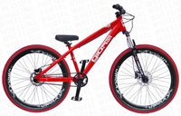 BICICLETA GIOS 4TRIX ARO 26 - VERMELHA COM FREIO A DISCO HIDRÁULICO SHIMANO