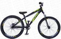 BICICLETA GIOS 4TRIX ARO 26 - PRETO E AMARELO NEON COM FREIO A DISCO HIDRÁULICO SHIMANO