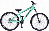 BICICLETA GIOS 4TRIX ARO 26 - VERDE ÁGUA E BRANCO COM FREIO A DISCO HIDRÁULICO SHIMANO