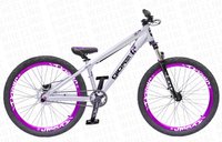 BICICLETA GIOS FRX-EVO ARO 26 - PRATA E ROXA COM FREIO HIDRÁULICO SHIMANO