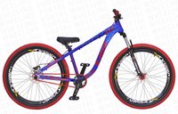 BICICLETA HUPI NAJA ARO 26" - AZUL E VERMELHO COM FREIO A DISCO HIDRÁULICO SHIMANO