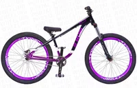 BICICLETA HUPI NAJA ARO 26" - PRETA, BRANCA E ROXO COM FREIO A DISCO HIDRÁULICO SHIMANO