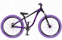 BICICLETA HUPI NAJA ARO 26" - PRETA E ROXO COM FREIO A DISCO HIDRÁULICO SHIMANO