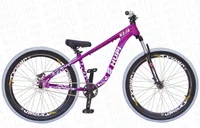 BICICLETA HUPI NAJA ARO 26 - ROXO E BRANCA COM FREIO A DISCO HIDRÁULICO SHIMANO
