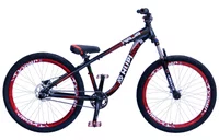 BICICLETA HUPI NAJA V10 ARO 26 - PRETA E VERMELHA COM FREIO A DISCO HIDRÁULICO SHIMANO