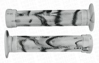 MANOPLA BMX GIOS GI-075H - BRANCO E PRETO COM FLANGE