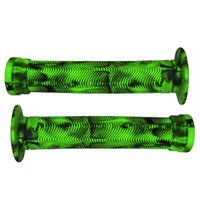 MANOPLA BMX GIOS GI-075H - VERDE E PRETO COM FLANGE