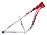 QUADRO HUPI NAJA V10 - BRANCO, VERMELHO E PRETO (ARO 26)