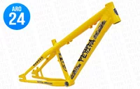 QUADRO PORTAL WHEELING PERIFA 2.0 - 14,5" - AMARELO E PRETO (ARO 24)