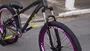 BICICLETA ABSOLUTE BRUTUS ARO 26" - CINZA, ROXO E AMARELO NEON COM FREIO HIDRÁULICO SHIMANO