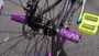 BICICLETA ABSOLUTE BRUTUS ARO 26" - CINZA, ROXO E AMARELO NEON COM FREIO HIDRÁULICO SHIMANO