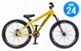 BICICLETA ARO 24 PORTAL WHEELING PERIFA 2.0  - AMARELO E PRETO  COM FREIO HIDRAÚLICO SHIMANO