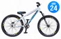 BICICLETA ARO 24 PORTAL WHEELING PERIFA 2.0 - BRANCO E AZUL  COM FREIO HIDRAÚLICO SHIMANO