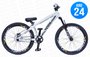 BICICLETA ARO 24 PORTAL WHEELING PERIFA 2.0 - BRANCO E PRETO COM FREIO HIDRAÚLICO SHIMANO