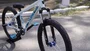 BICICLETA ARO 26" PORTAL WHEELING PERIFA 2.0 - 14,5" - BRANCA E AZUL COM FREIO HIDRAÚLICO SHIMANO