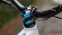 BICICLETA ARO 26 PORTAL WHEELING PERIFA 2.0 - 14,5" - BRANCA E AZUL, PNEU AZUL COM FREIO HIDRAÚLICO SHIMANO