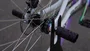 BICICLETA ARO 26" PORTAL WHEELING PERIFA 2.0 - 14,5" - BRANCA E ROXO COM FREIO HIDRAÚLICO SHIMANO